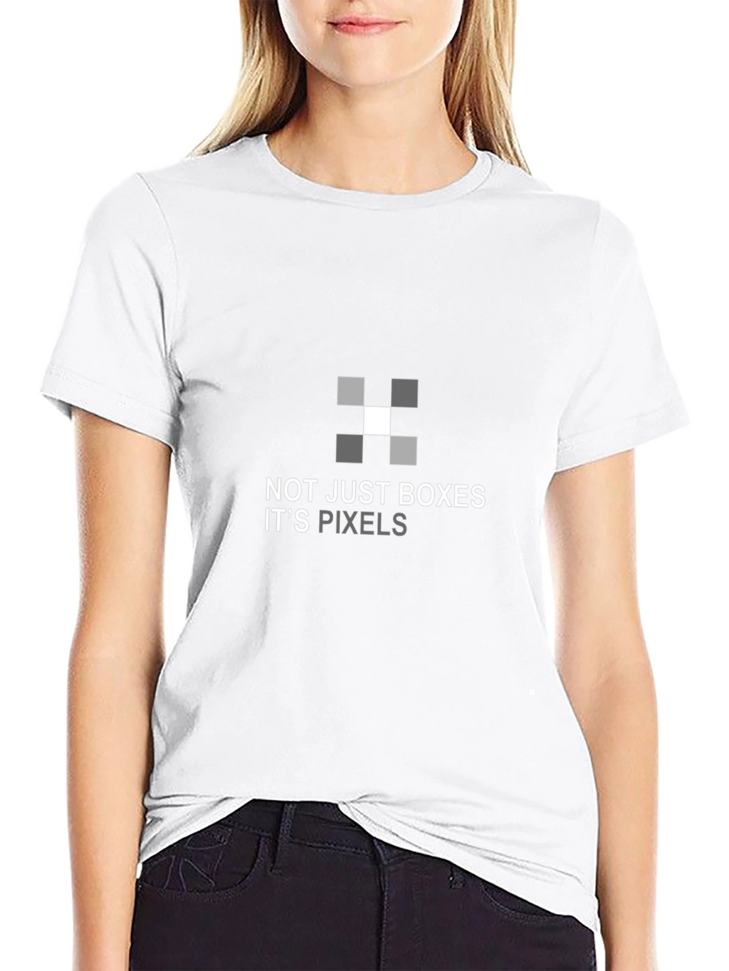 Pixel Art T-Shirt - Not Just Boxes Its Pixels
