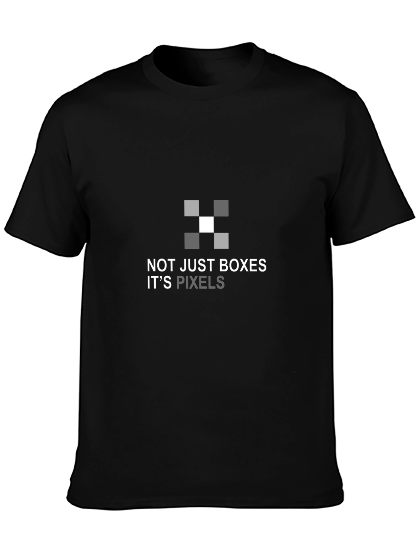 Pixel Art T-Shirt - Not Just Boxes Its Pixels