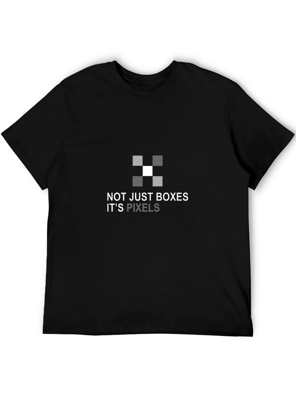 Pixel Art T-Shirt - Not Just Boxes Its Pixels