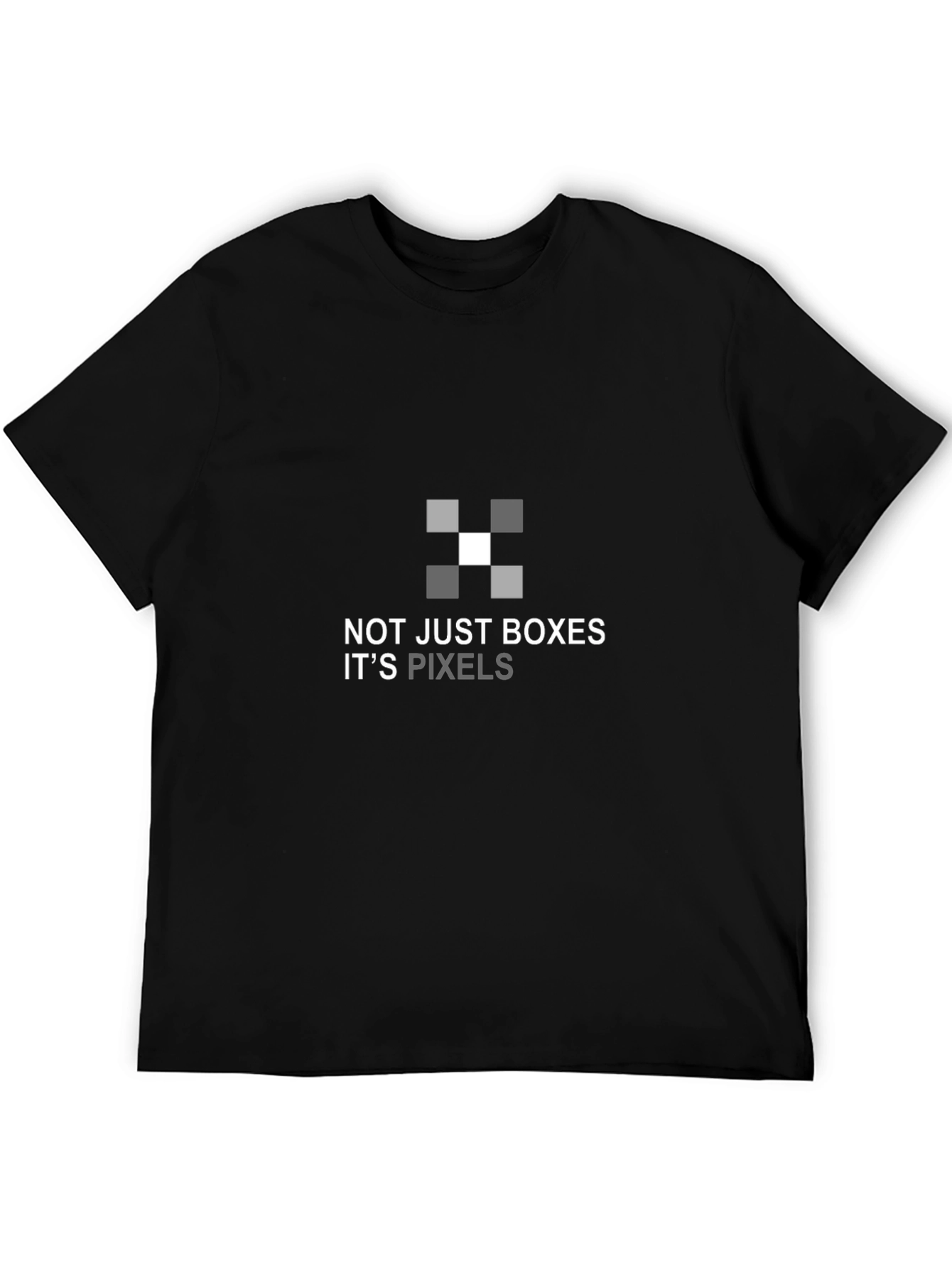 Pixel Art T-Shirt - Not Just Boxes Its Pixels