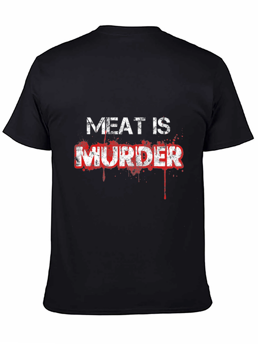Meat is Murder Graphic T-Shirt - Vegan Activist Tee