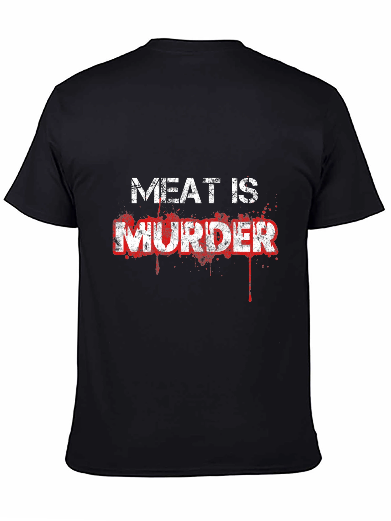 Meat is Murder Graphic T-Shirt - Vegan Activist Tee