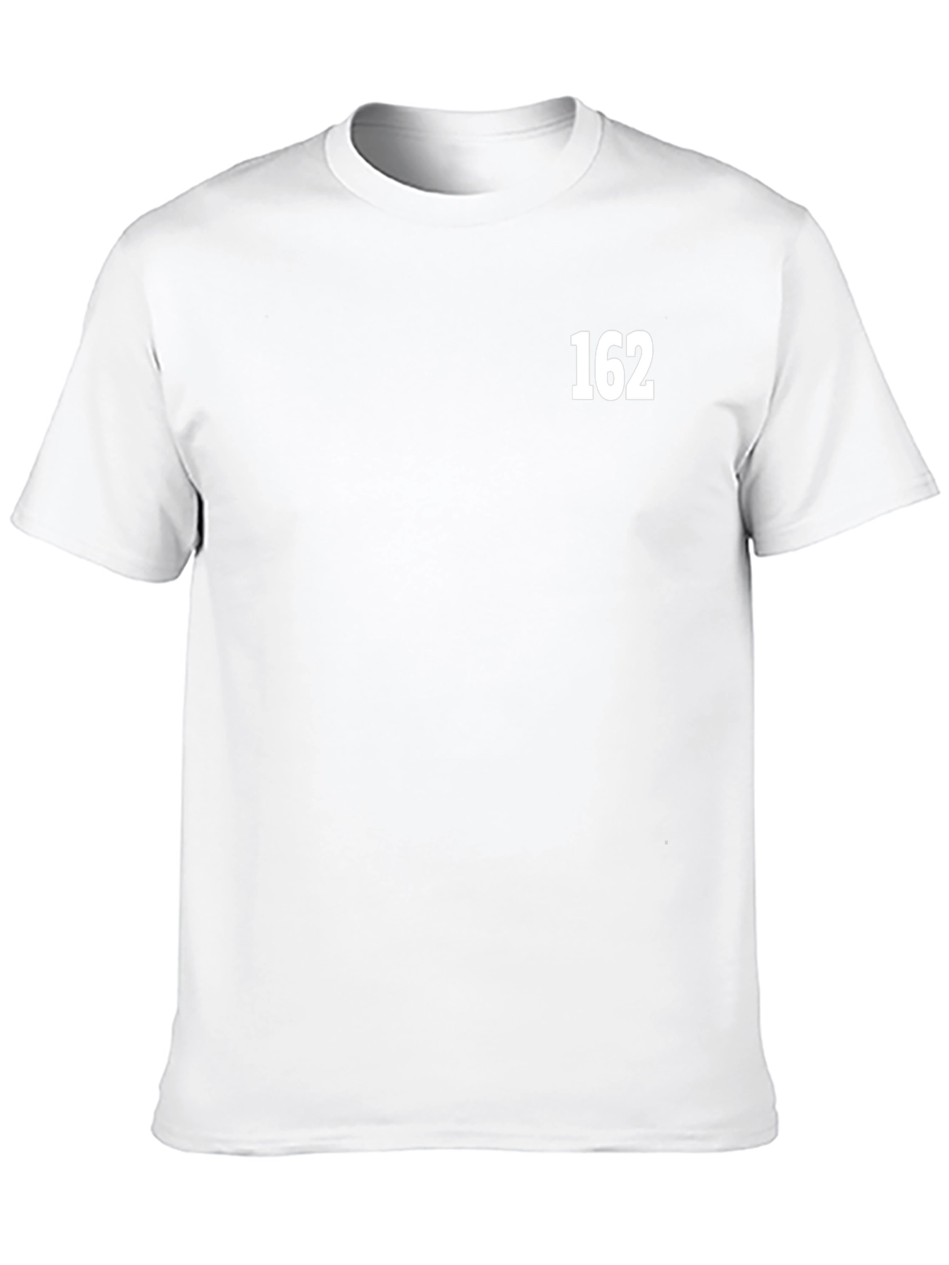 Mens Black T-Shirt with 162 Graphic