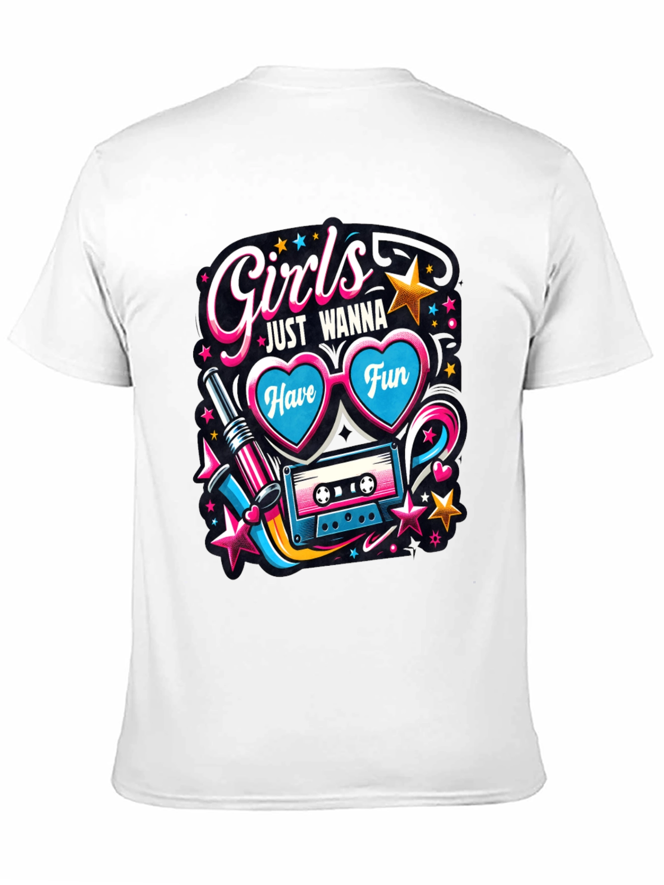 Girls Just Wanna Have Fun Graphic Tee