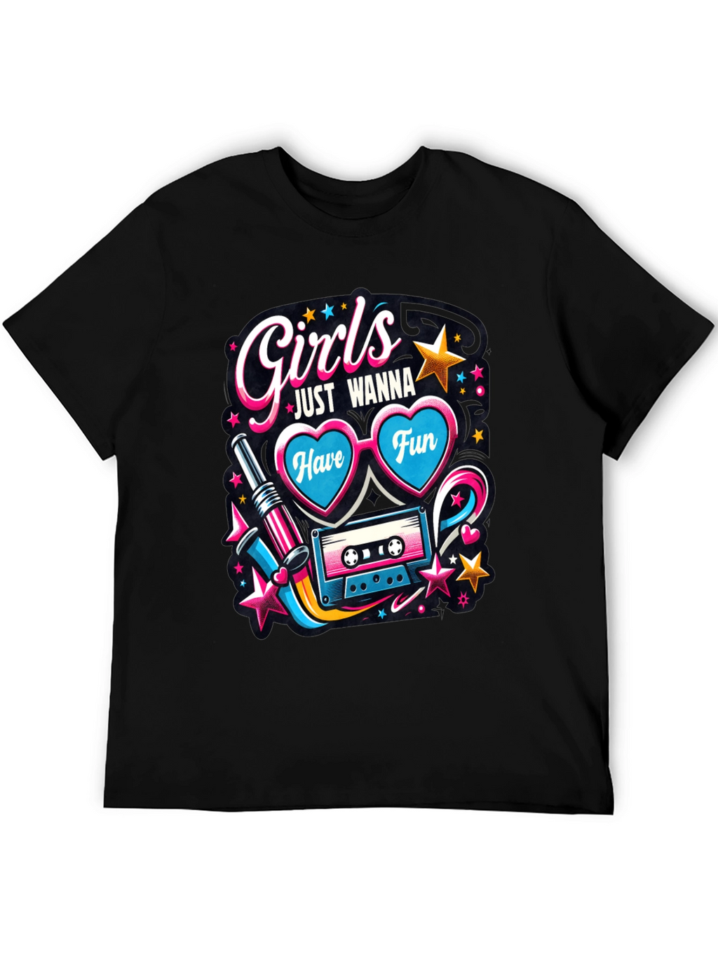 Girls Just Wanna Have Fun Graphic Tee