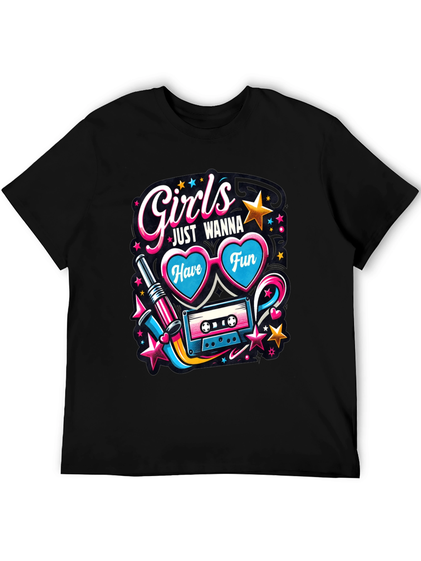 Girls Just Wanna Have Fun Graphic Tee