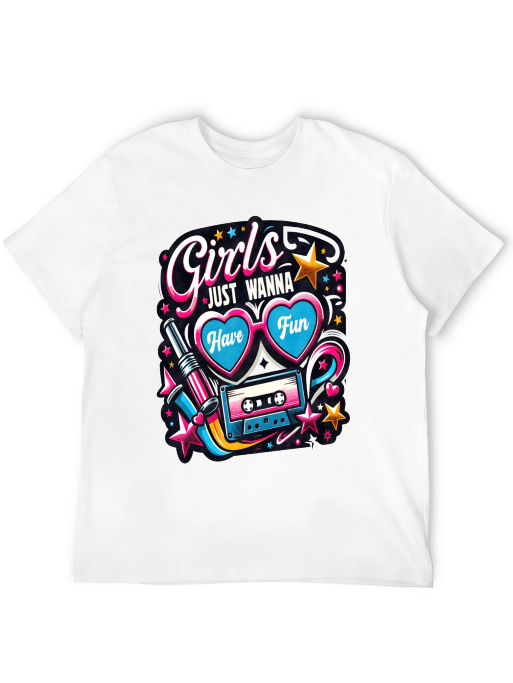 Girls Just Wanna Have Fun Graphic Tee