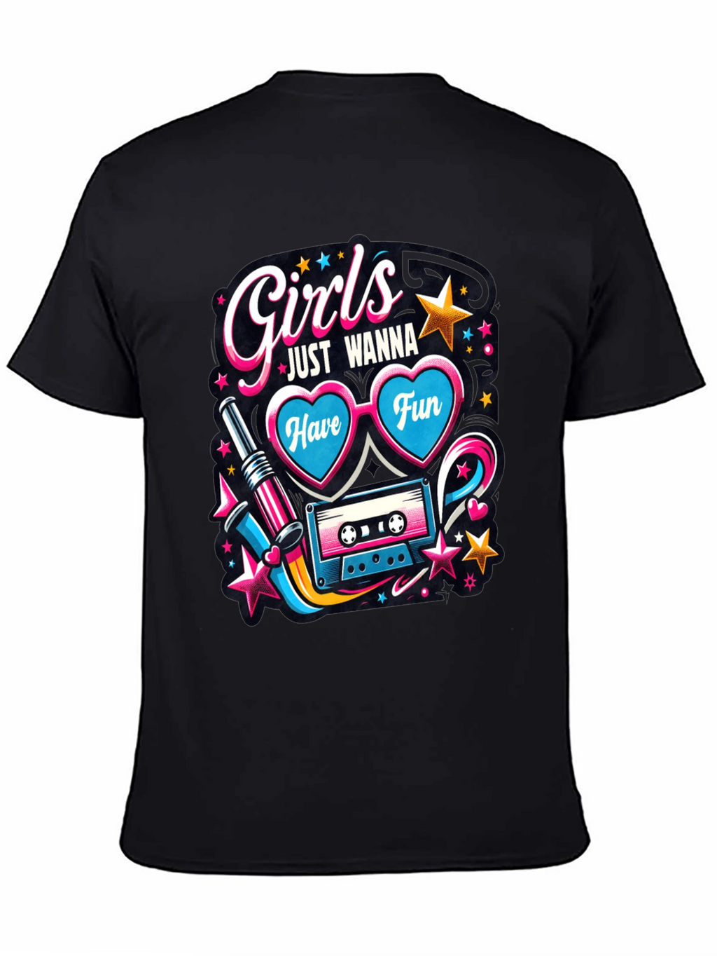 Girls Just Wanna Have Fun Graphic Tee