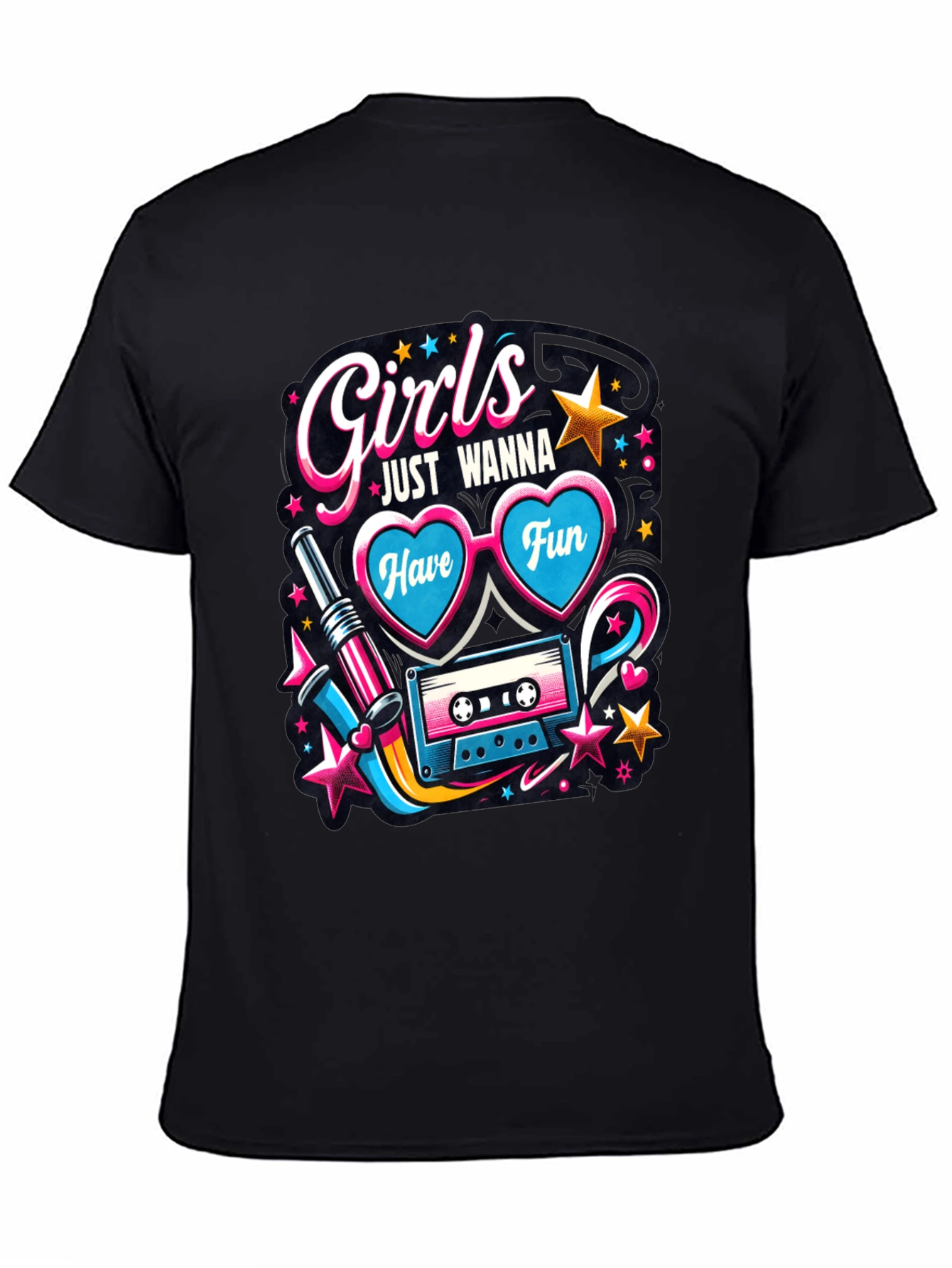 Girls Just Wanna Have Fun Graphic Tee