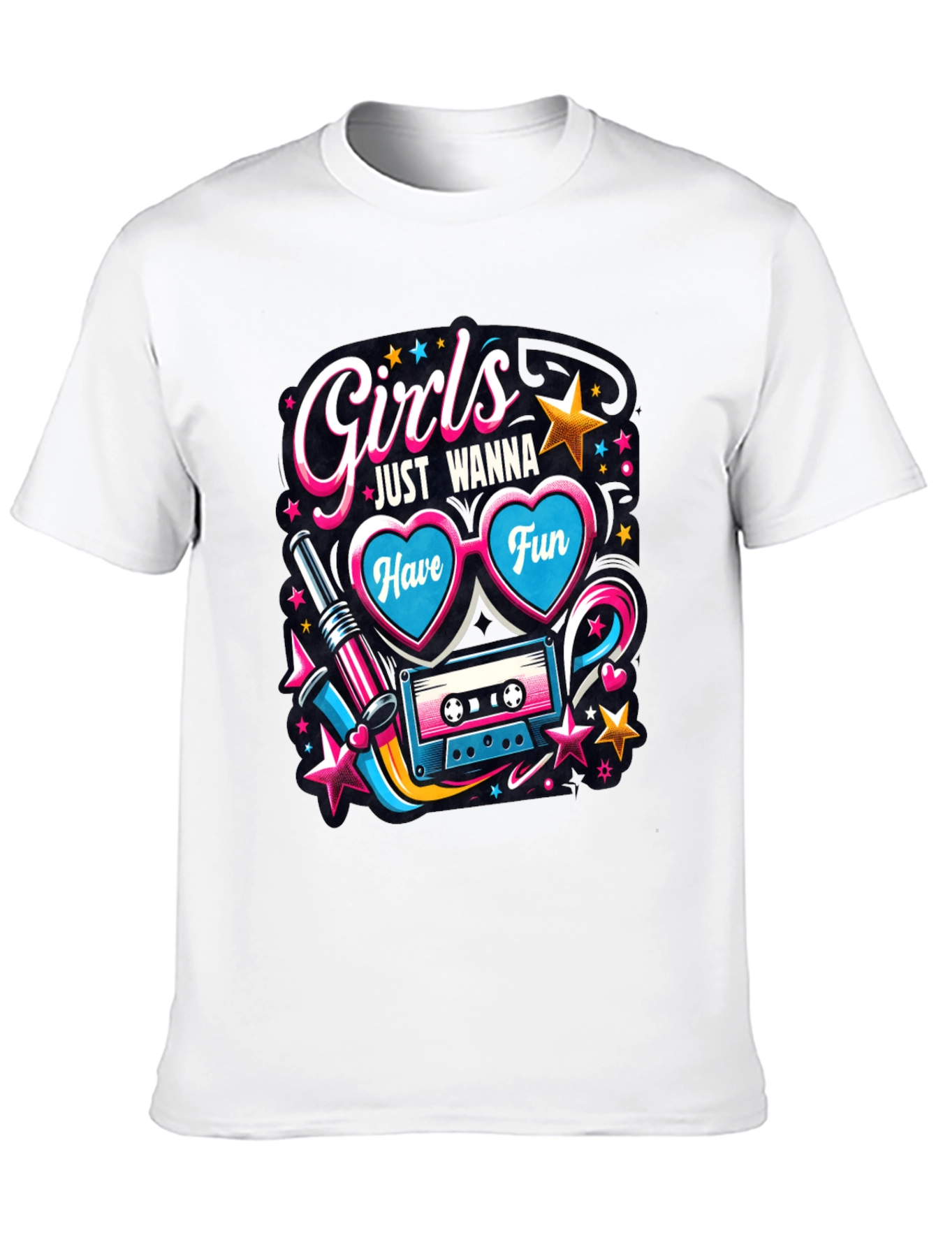 Girls Just Wanna Have Fun Graphic Tee