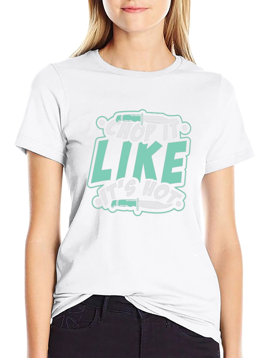 Chop It Like Its Hot Black T-Shirt