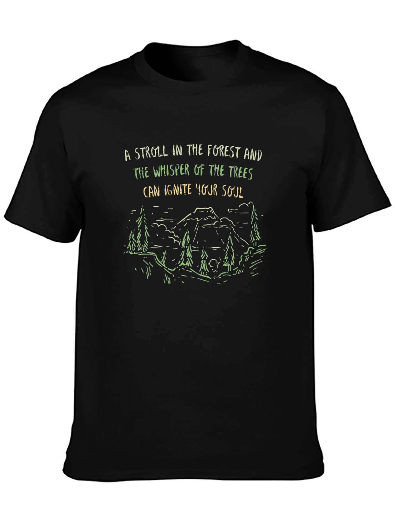 Forest Whisper Soul Ignite T-Shirt