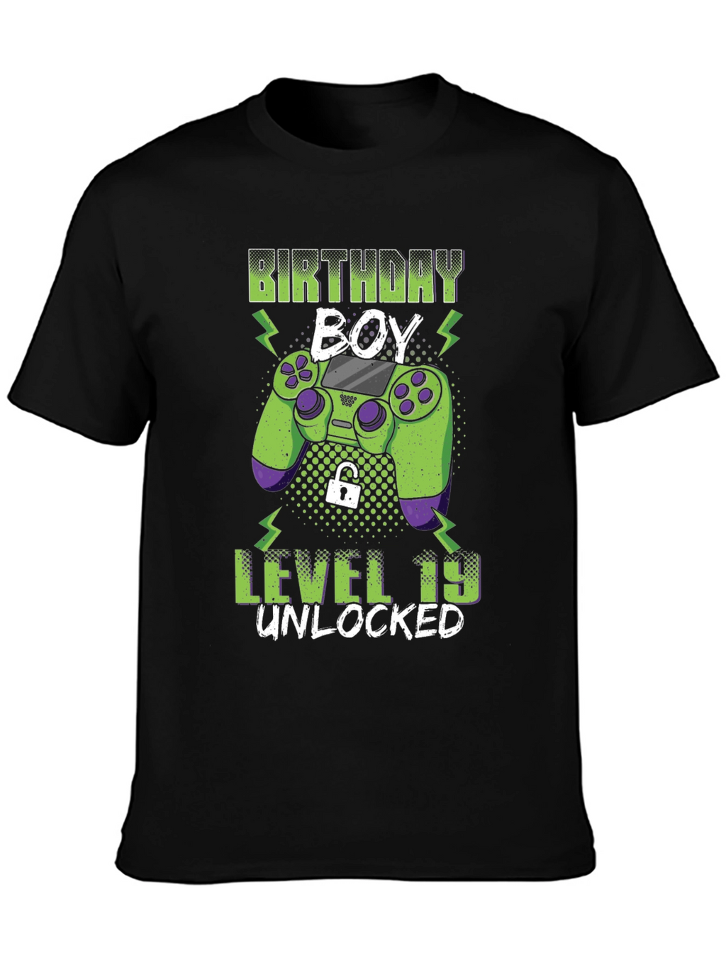 Birthday Boy Level 19 Unlocked Gaming T-Shirt