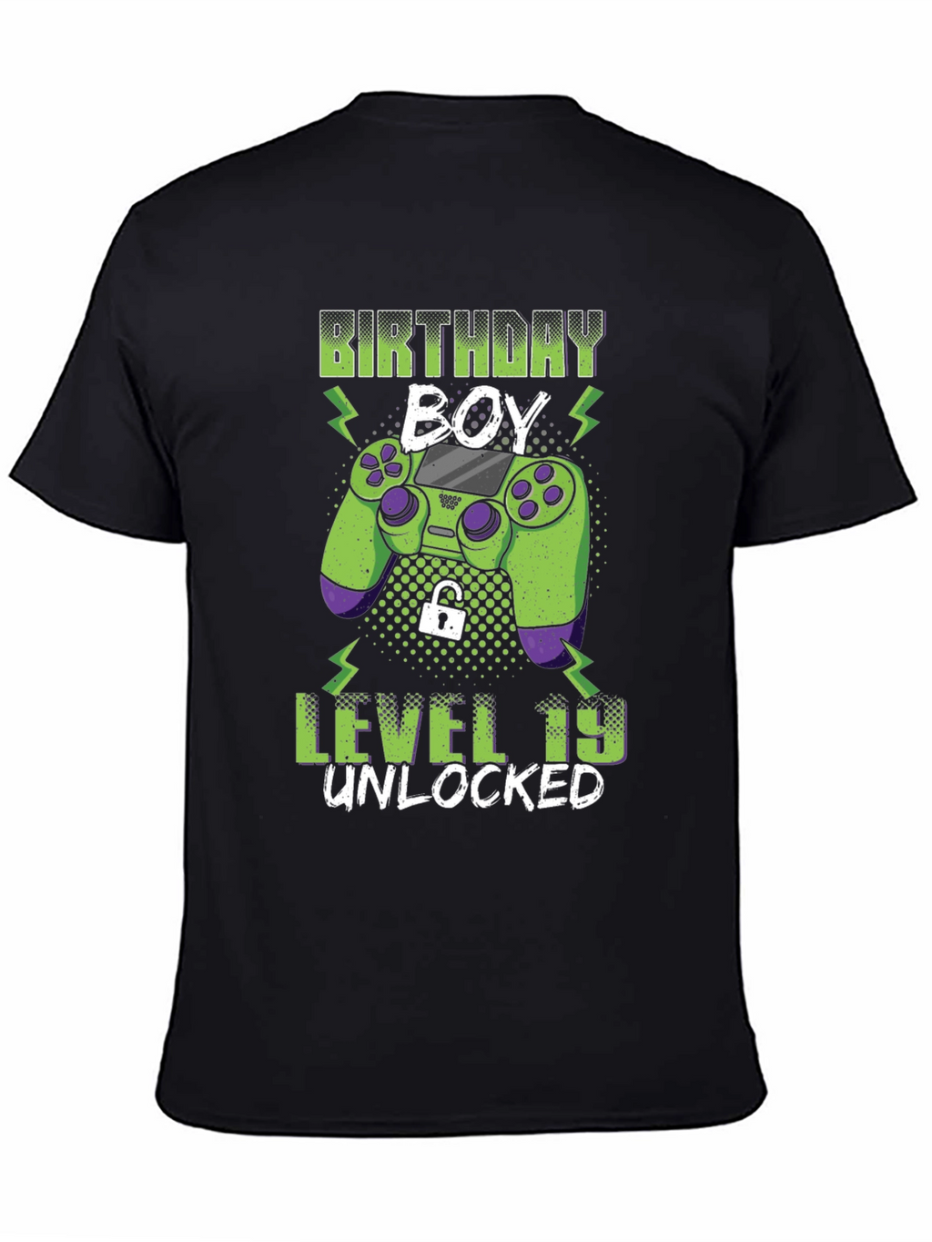 Birthday Boy Level 19 Unlocked Gaming T-Shirt