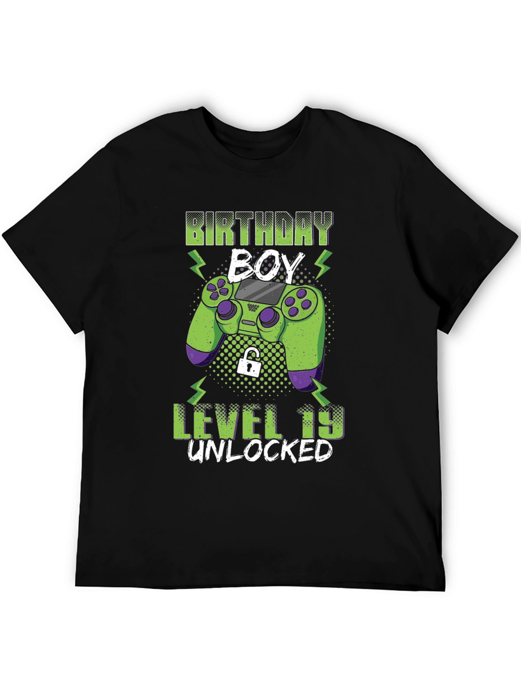 Birthday Boy Level 19 Unlocked Gaming T-Shirt