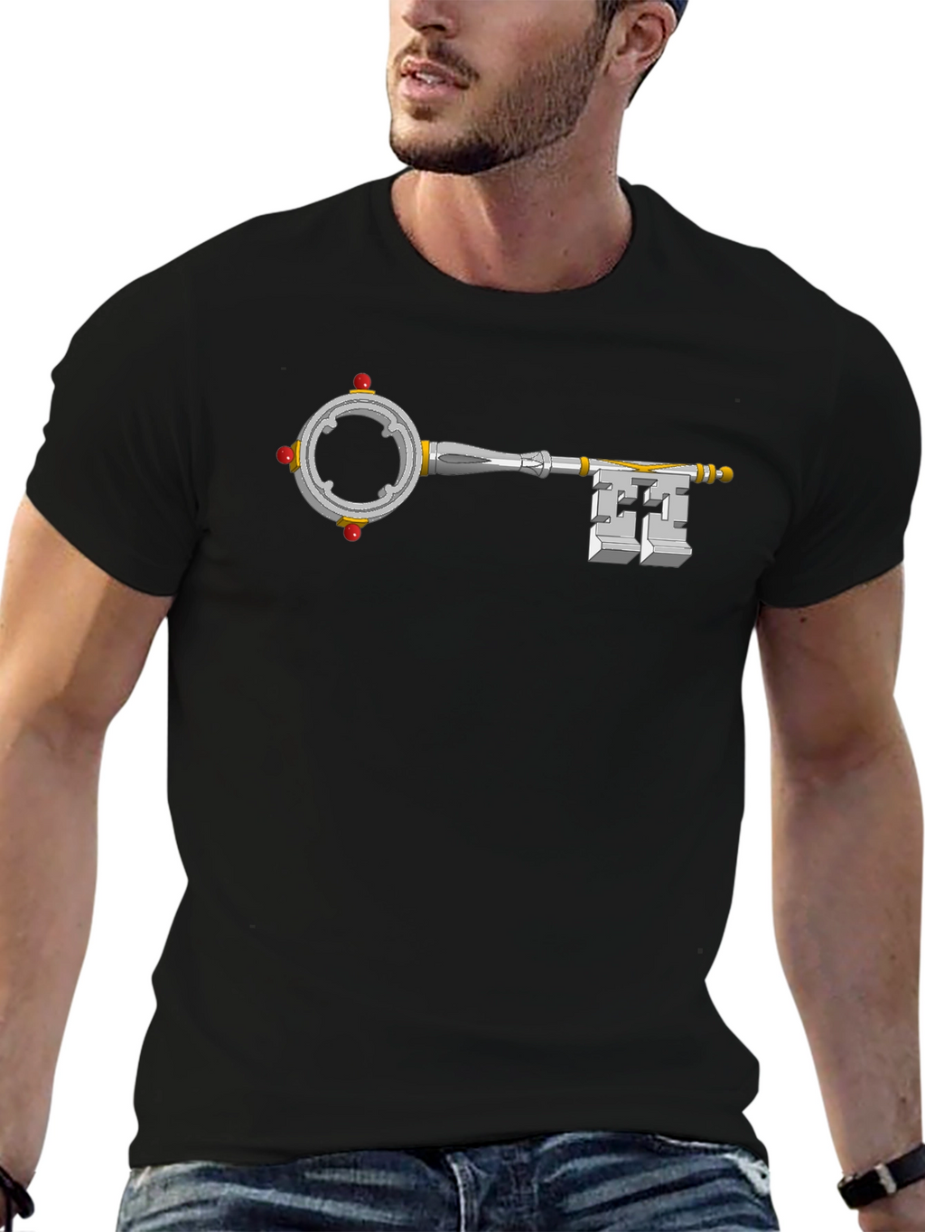 Key Graphic T-Shirt - Unique Design Comfortable Fit