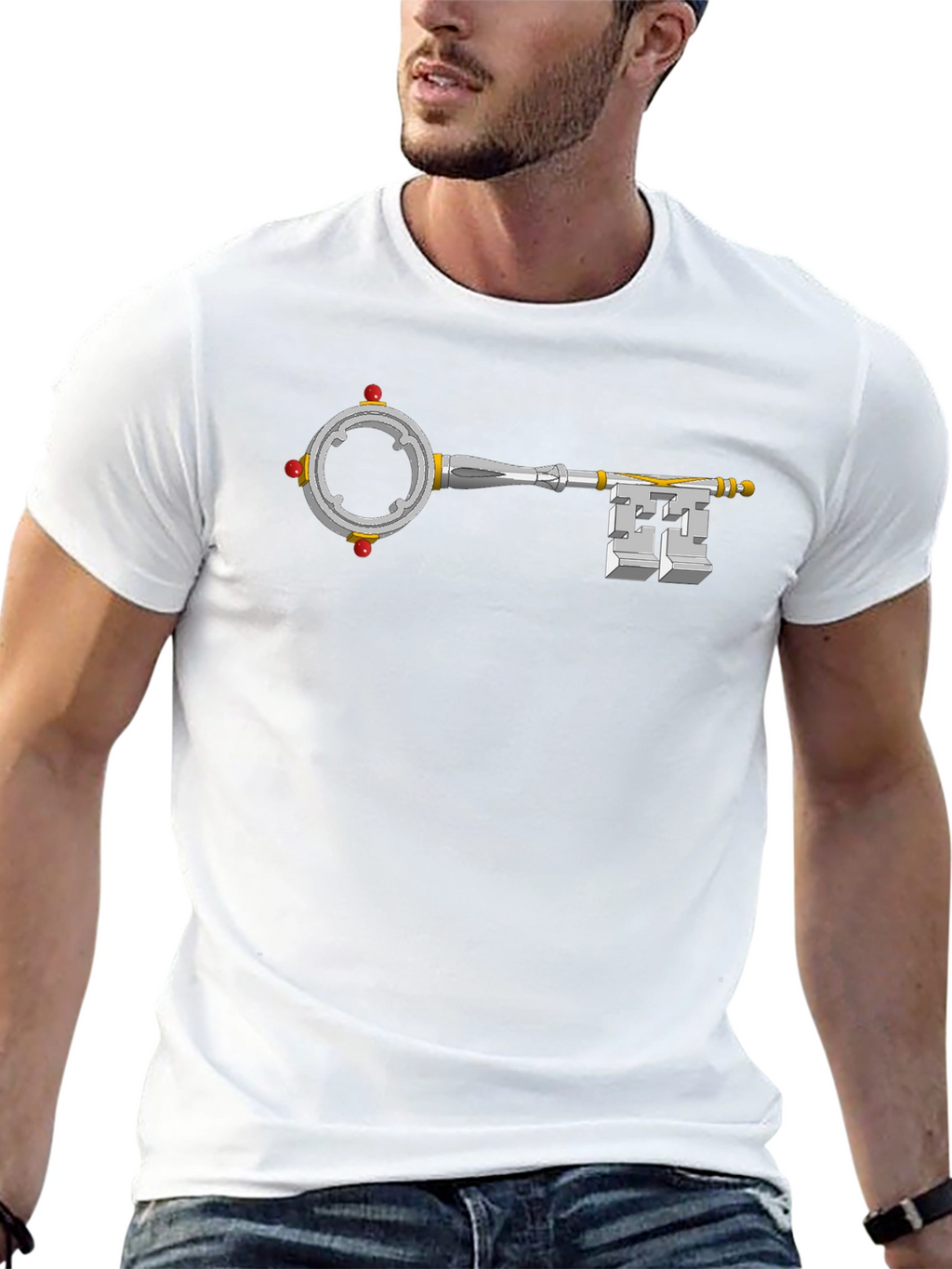 Key Graphic T-Shirt - Unique Design Comfortable Fit