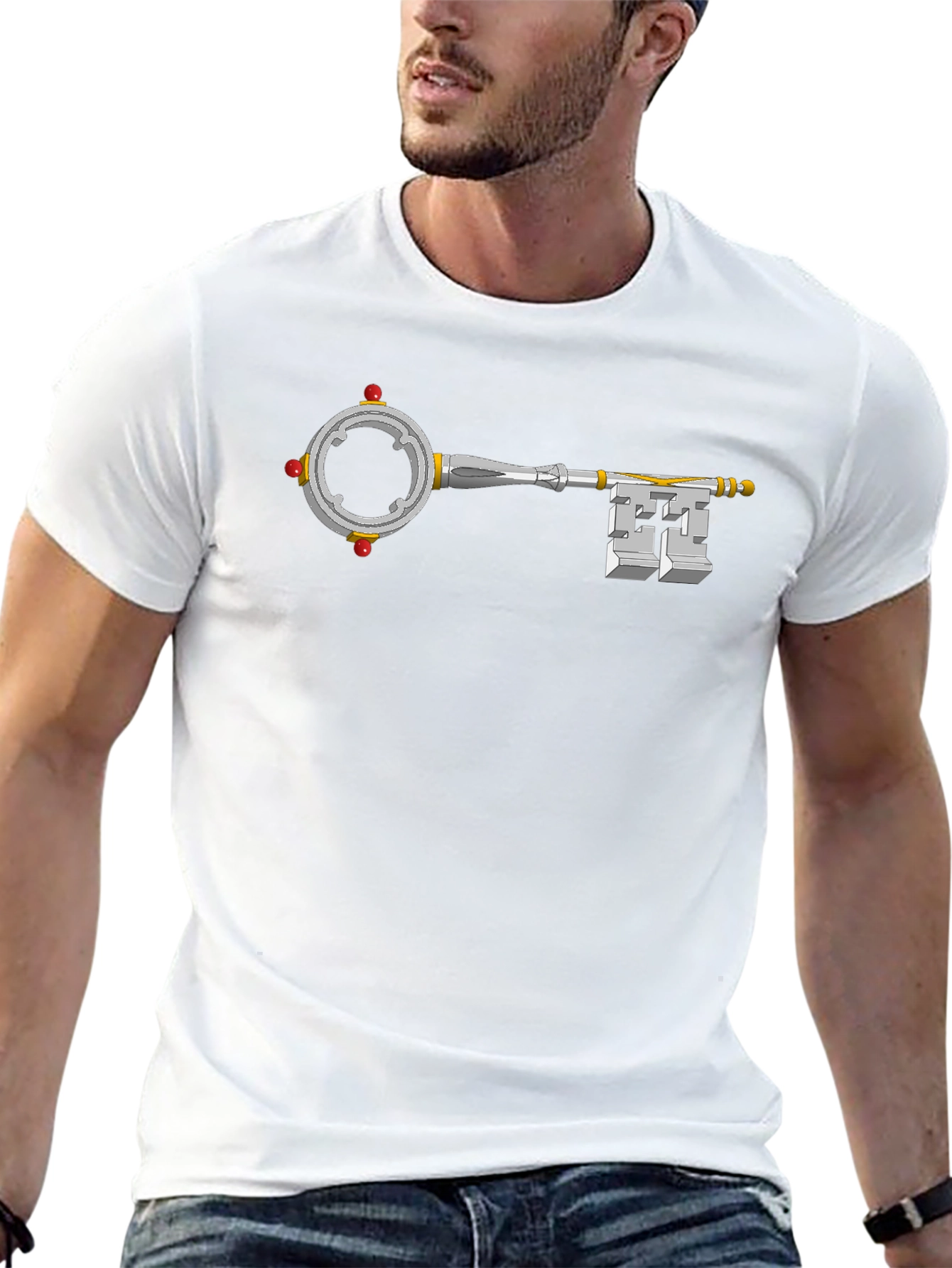 Key Graphic T-Shirt - Unique Design Comfortable Fit