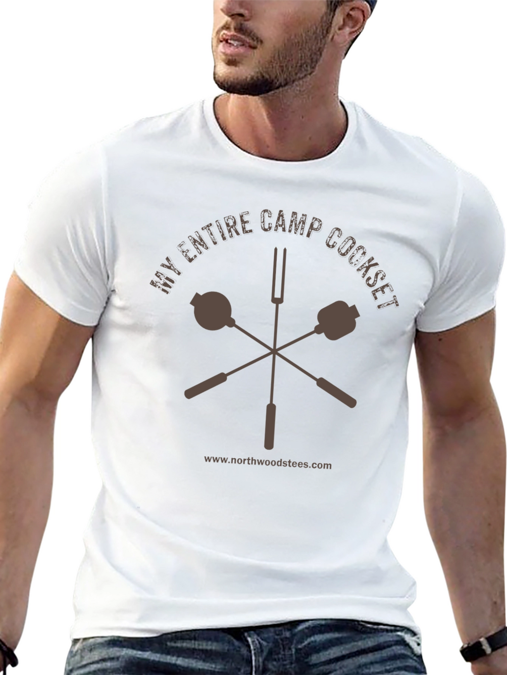 My Entire Camp Cookset Black T-Shirt