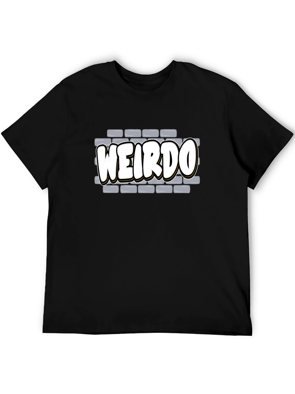 Weirdo Graffiti Style Black T-Shirt