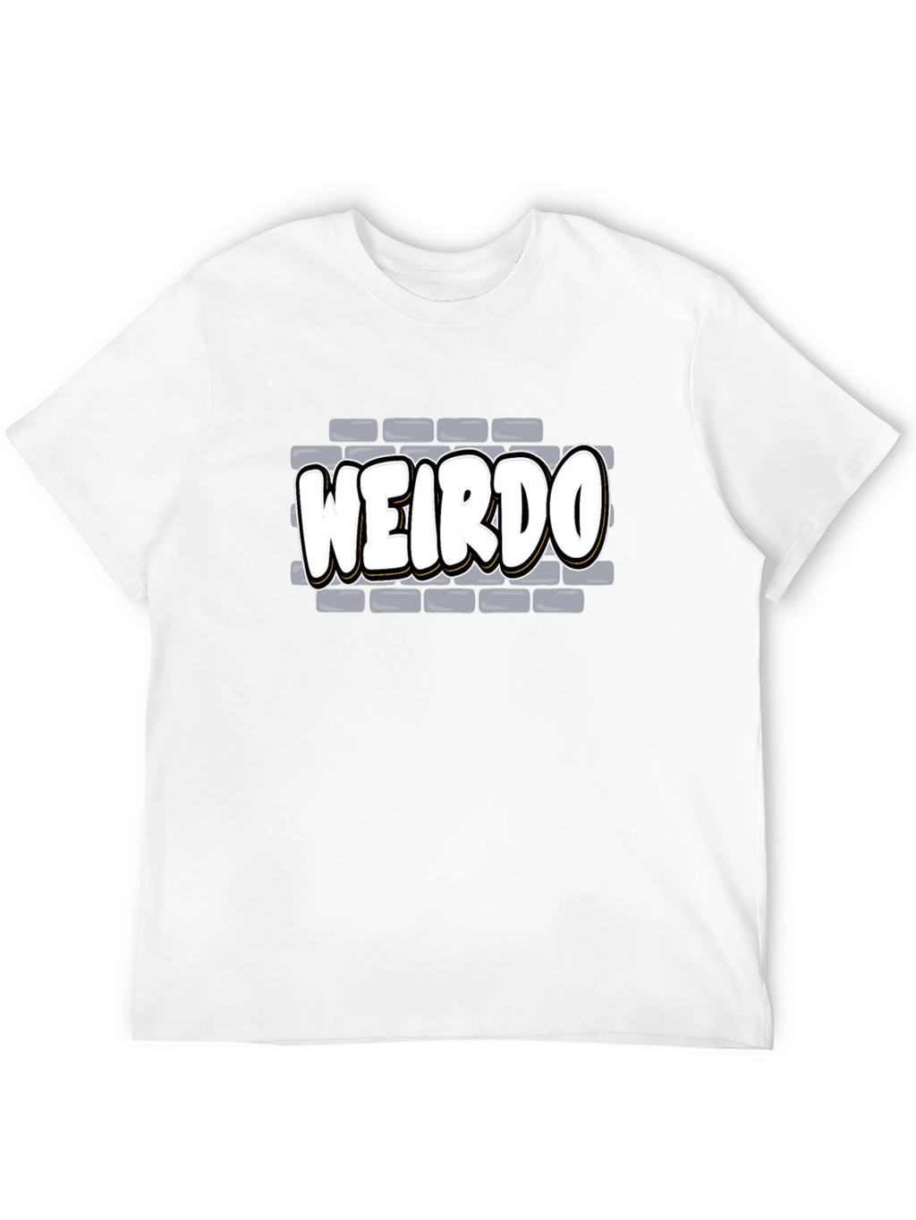 Weirdo Graffiti Style Black T-Shirt