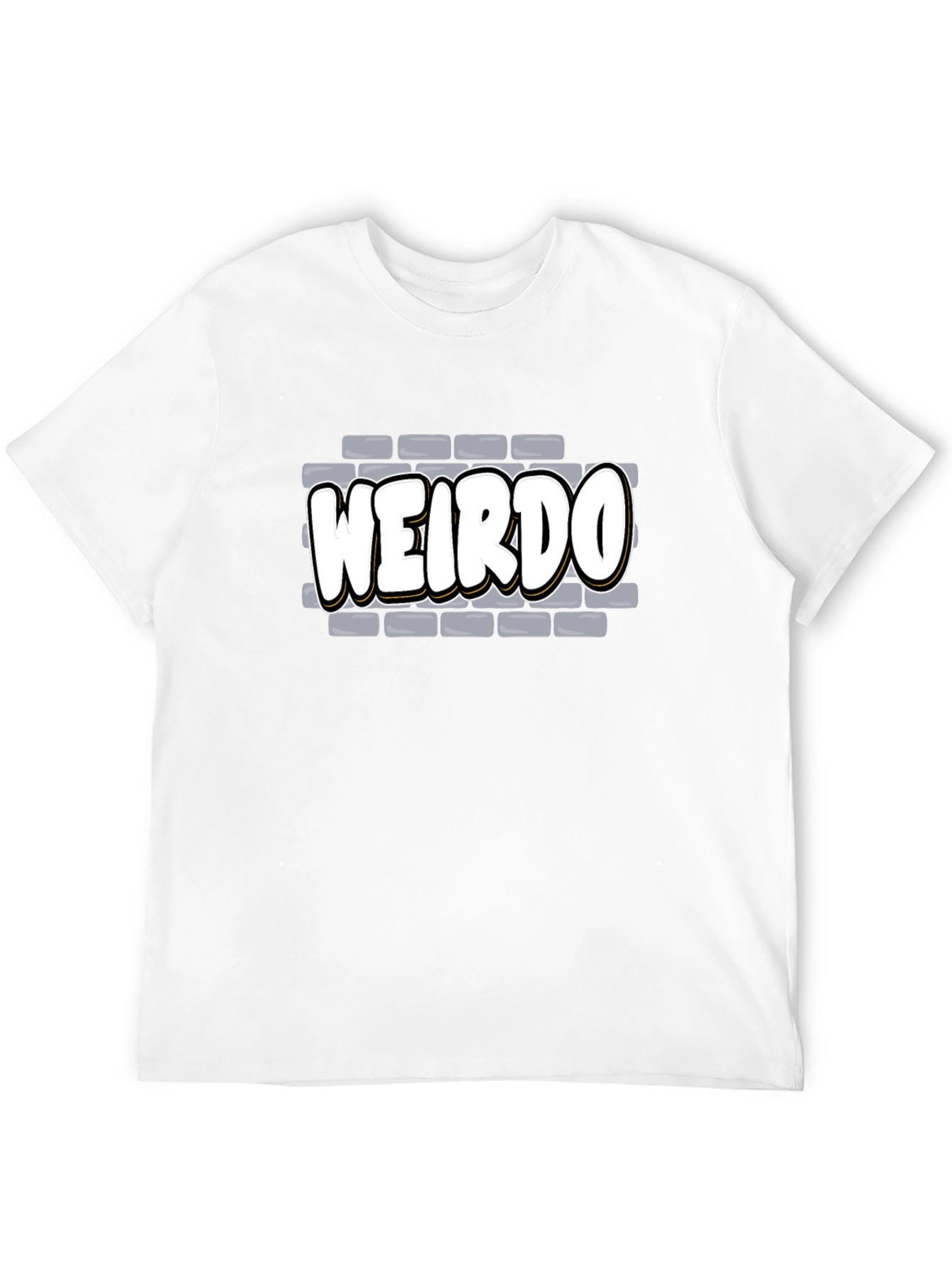 Weirdo Graffiti Style Black T-Shirt