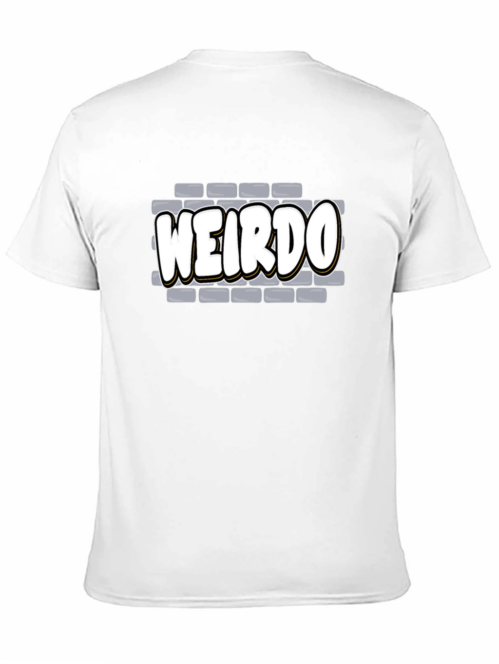 Weirdo Graffiti Style Black T-Shirt