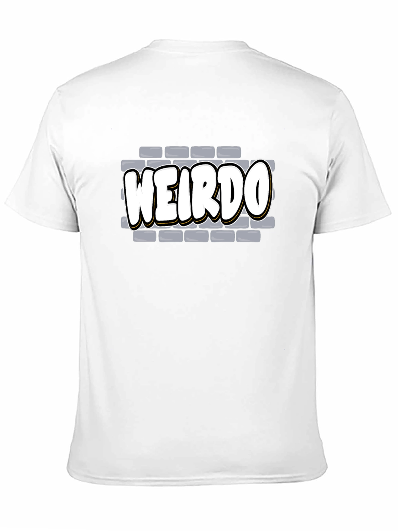 Weirdo Graffiti Style Black T-Shirt