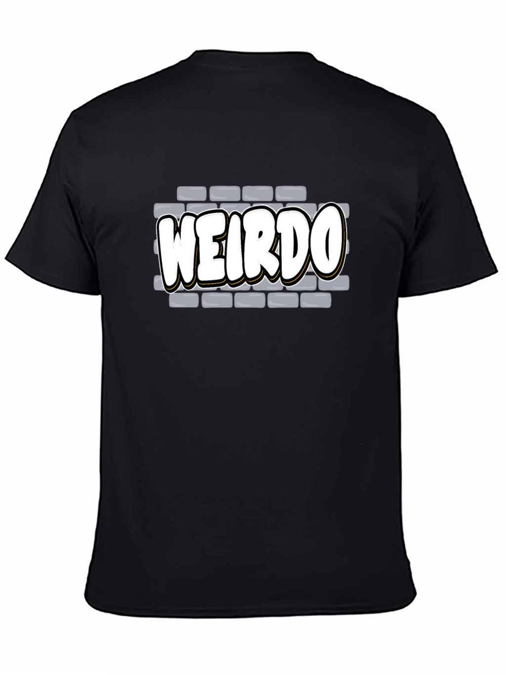 Weirdo Graffiti Style Black T-Shirt