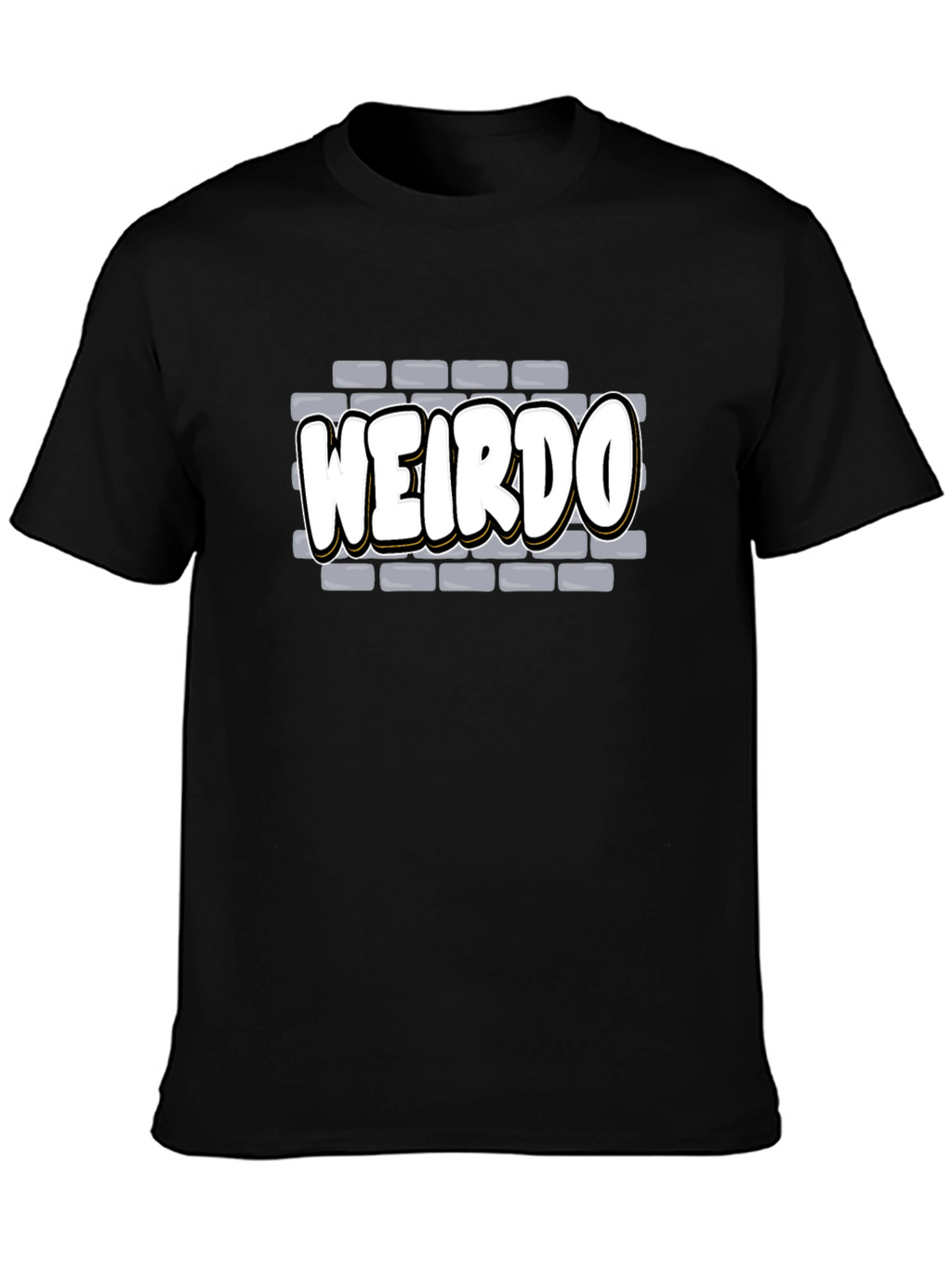 Weirdo Graffiti Style Black T-Shirt