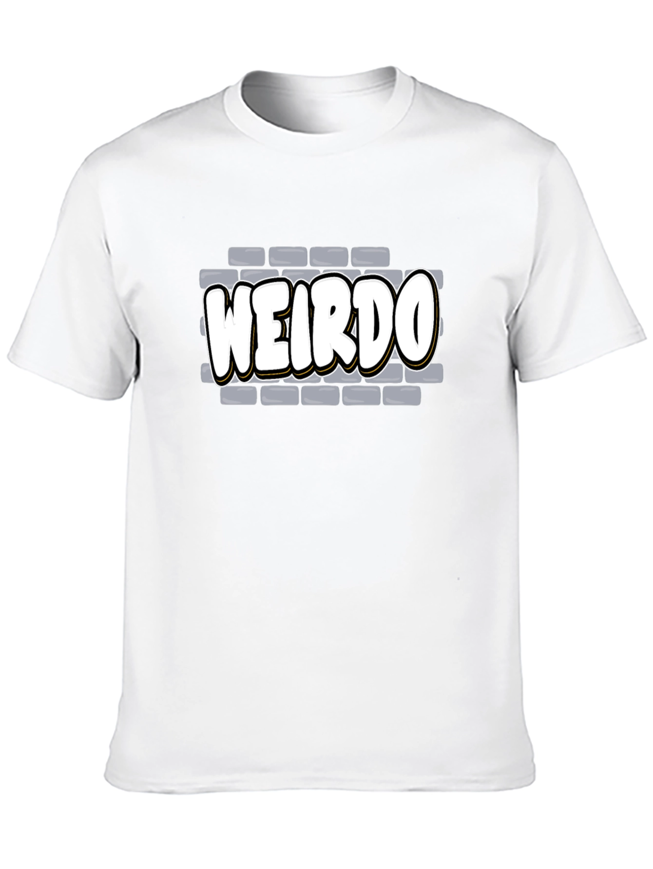 Weirdo Graffiti Style Black T-Shirt