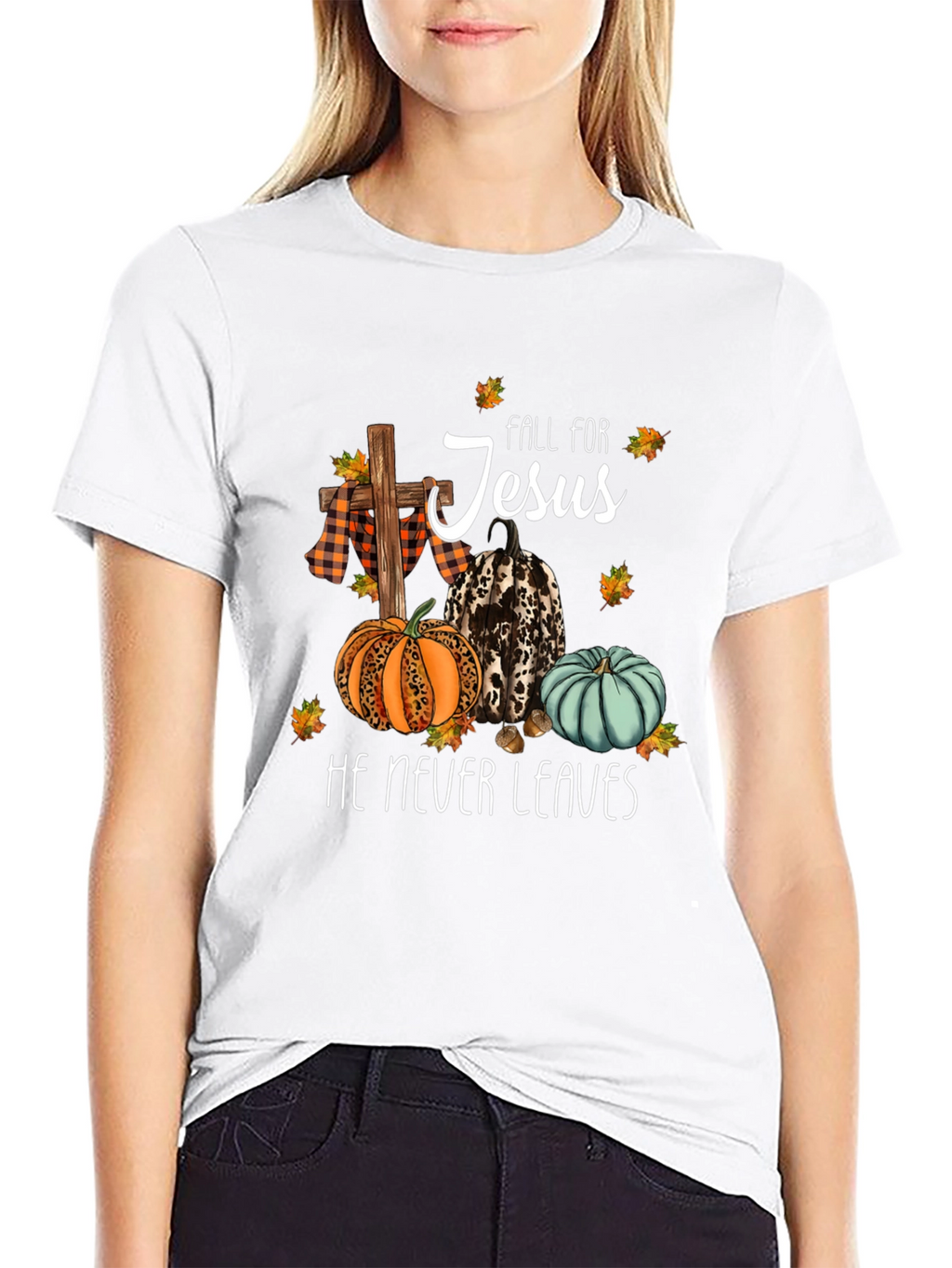 Fall for Jesus Graphic T-Shirt