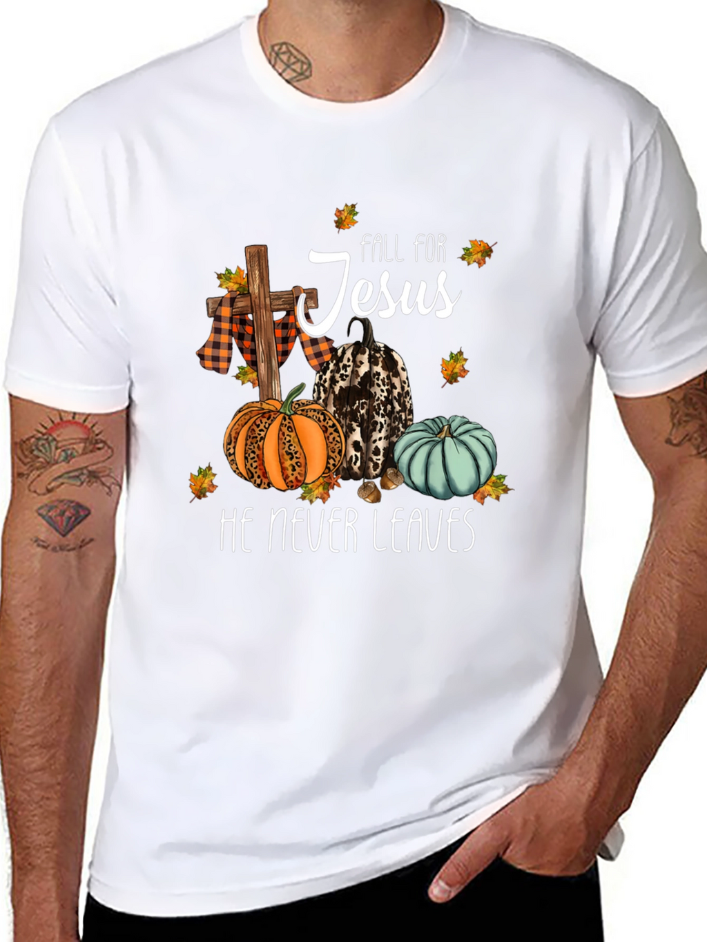 Fall for Jesus Graphic T-Shirt