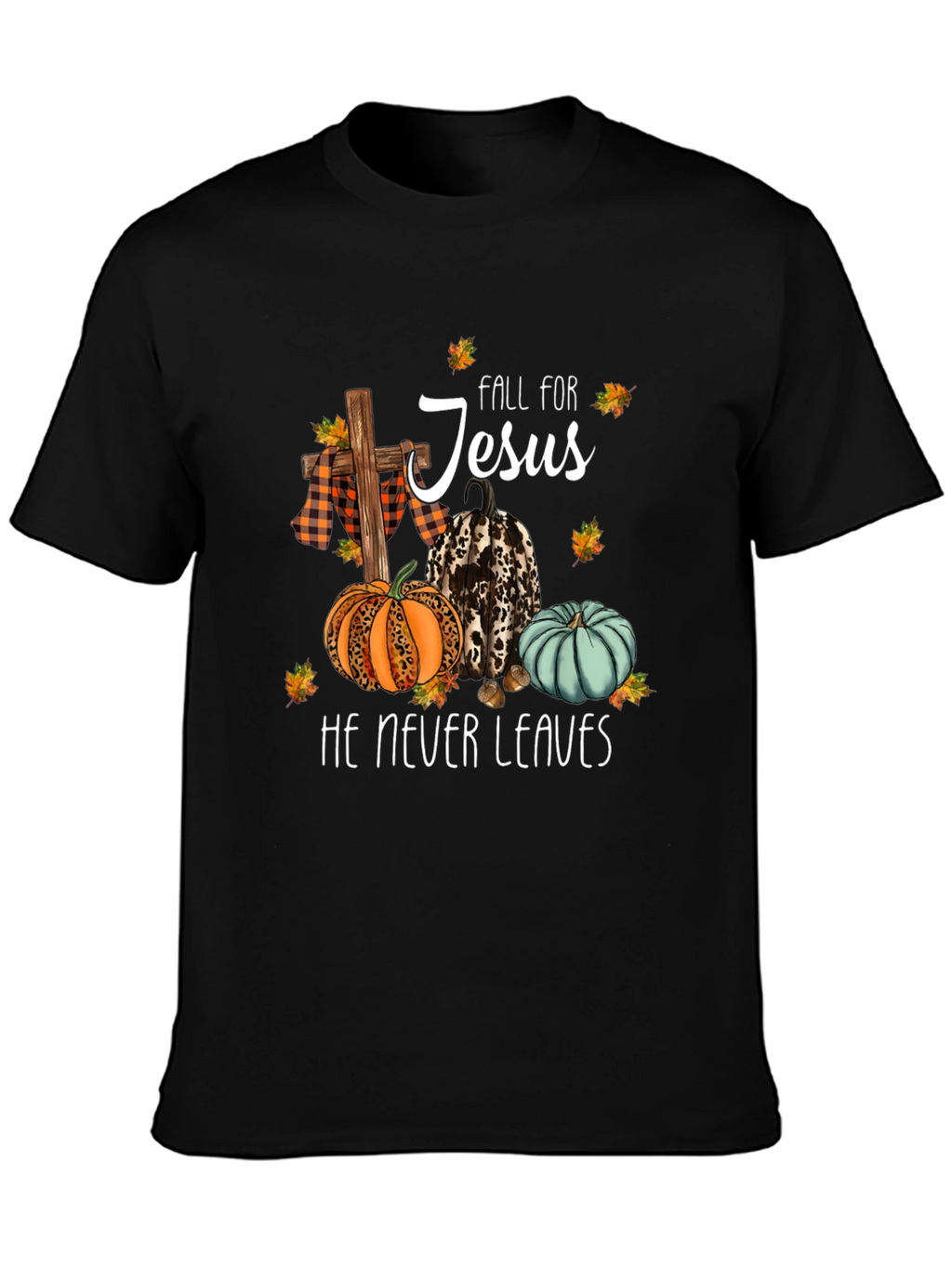 Fall for Jesus Graphic T-Shirt