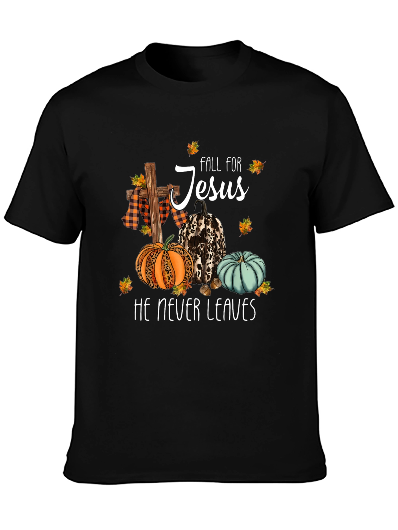 Fall for Jesus Graphic T-Shirt