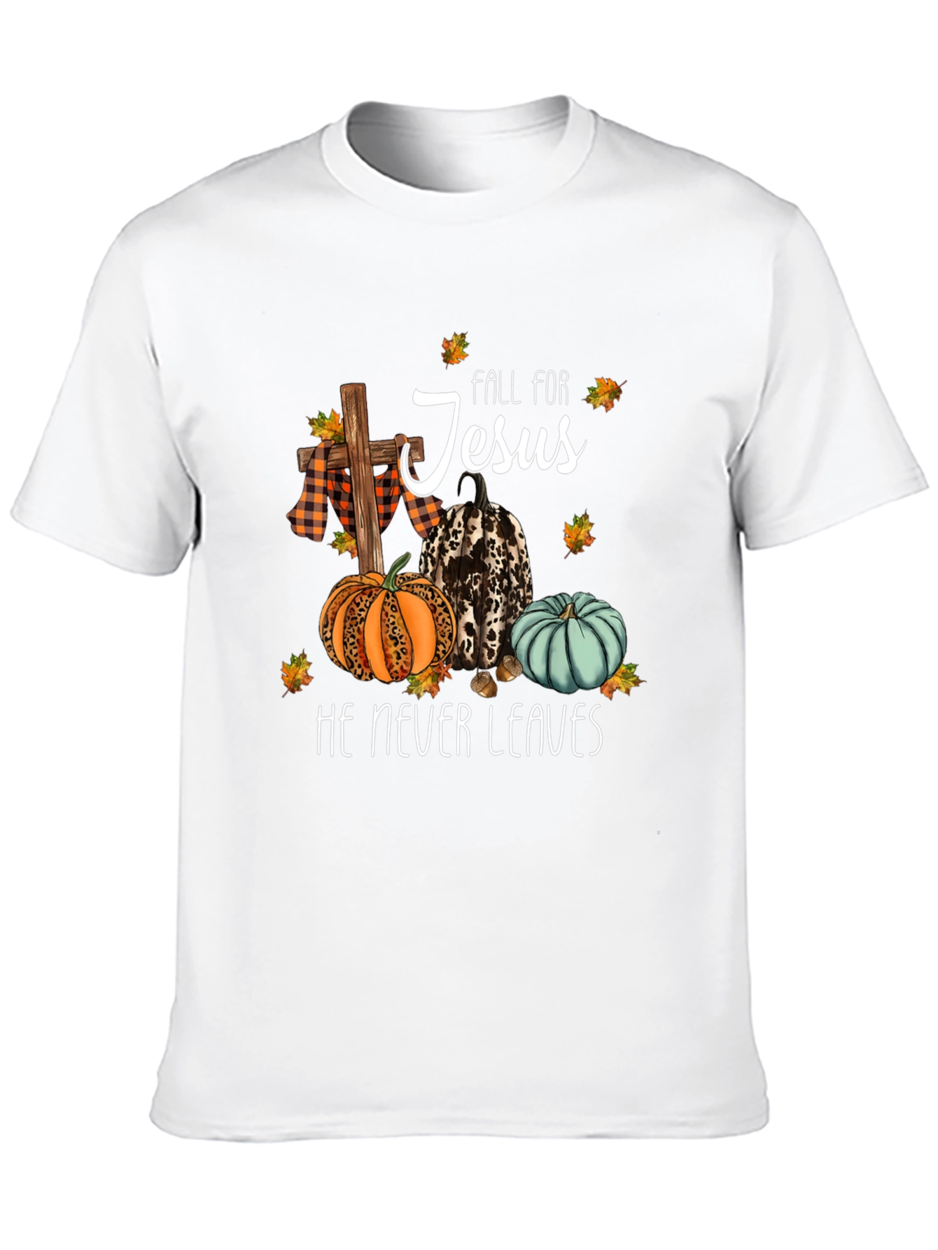 Fall for Jesus Graphic T-Shirt