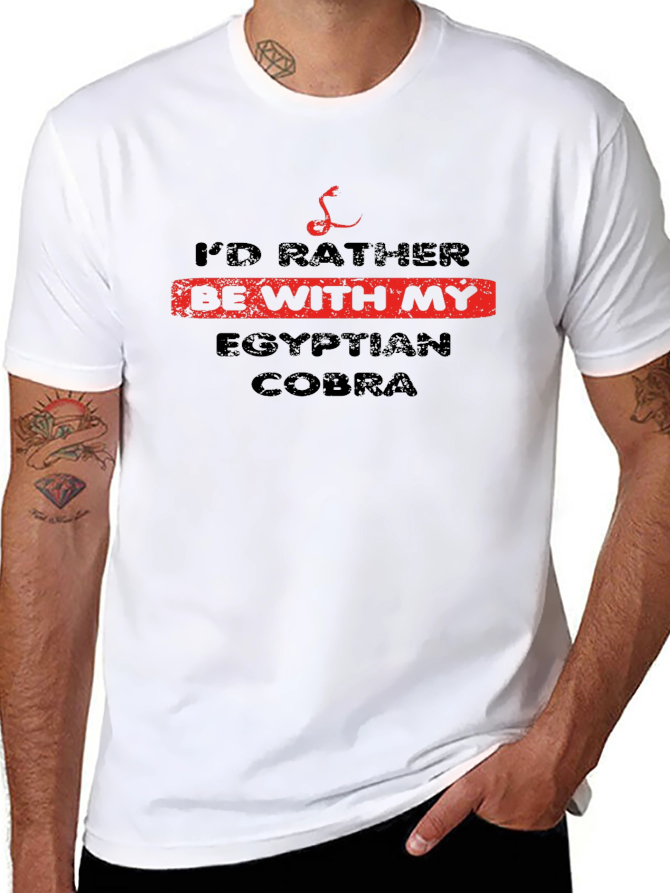 Egyptian Cobra Statement T-Shirt