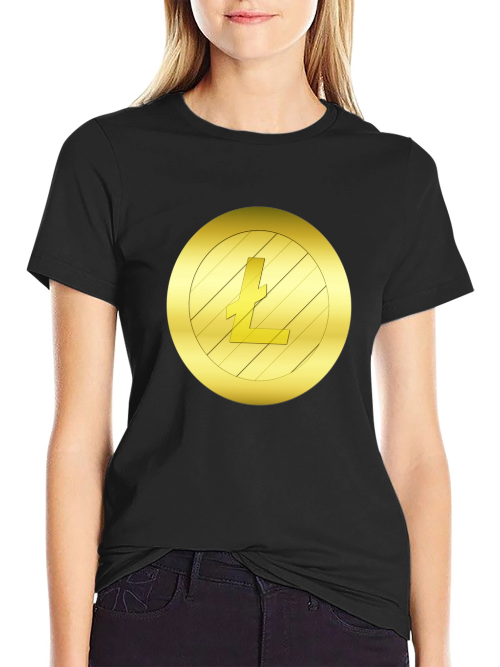Litecoin Crypto T-Shirt - Black