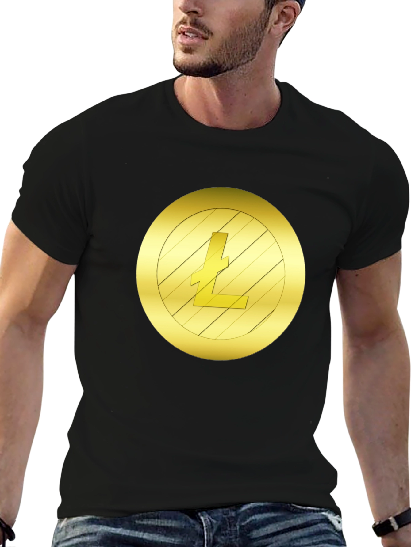 Litecoin Crypto T-Shirt - Black