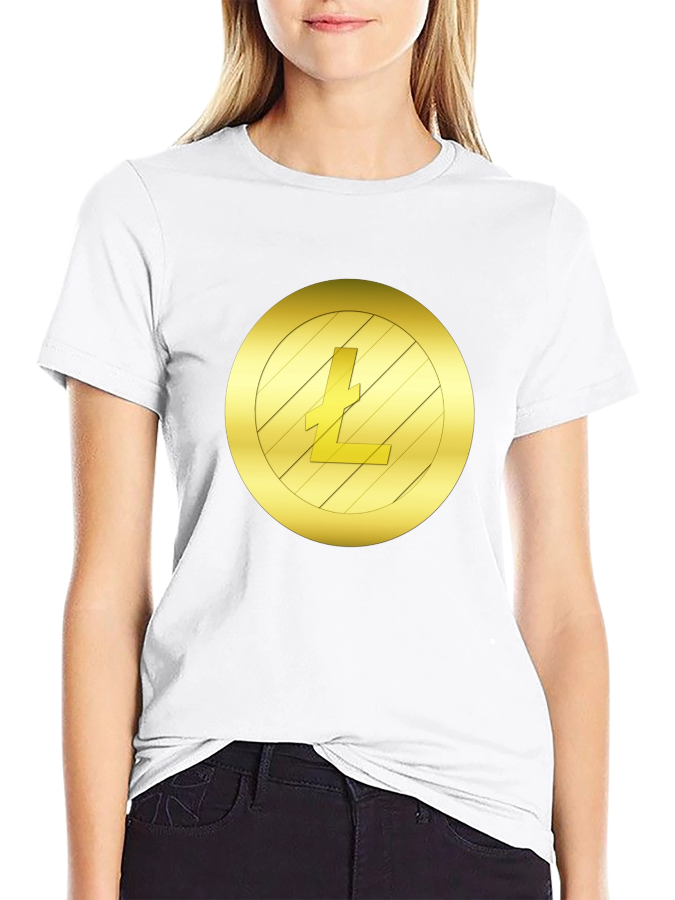 Litecoin Crypto T-Shirt - Black