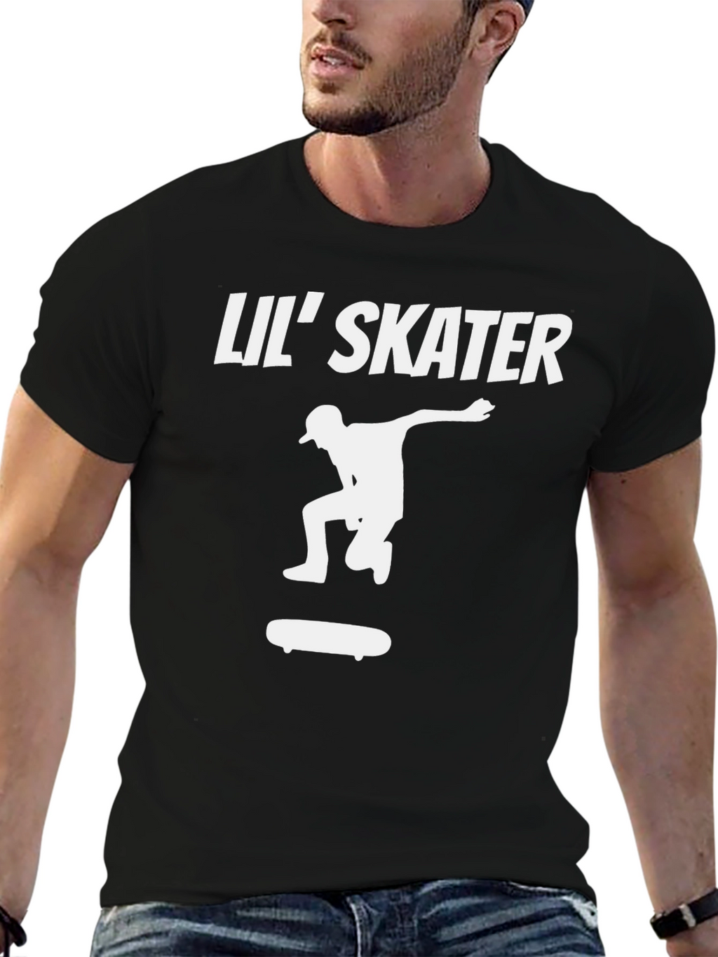 Lil Skater Graphic Tee - Cool Skateboard T-Shirt
