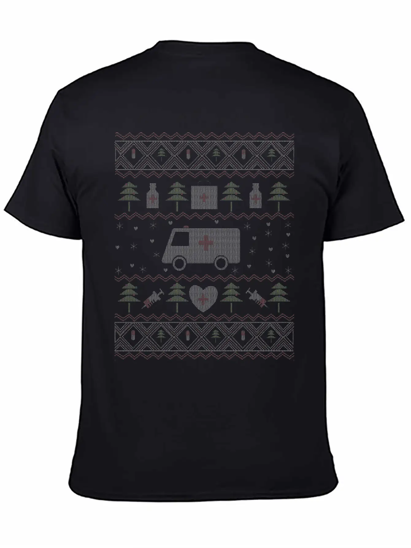 Ugly Christmas Medicine Timeless Short Sleeve Tee – Comfy And Minimalist Design