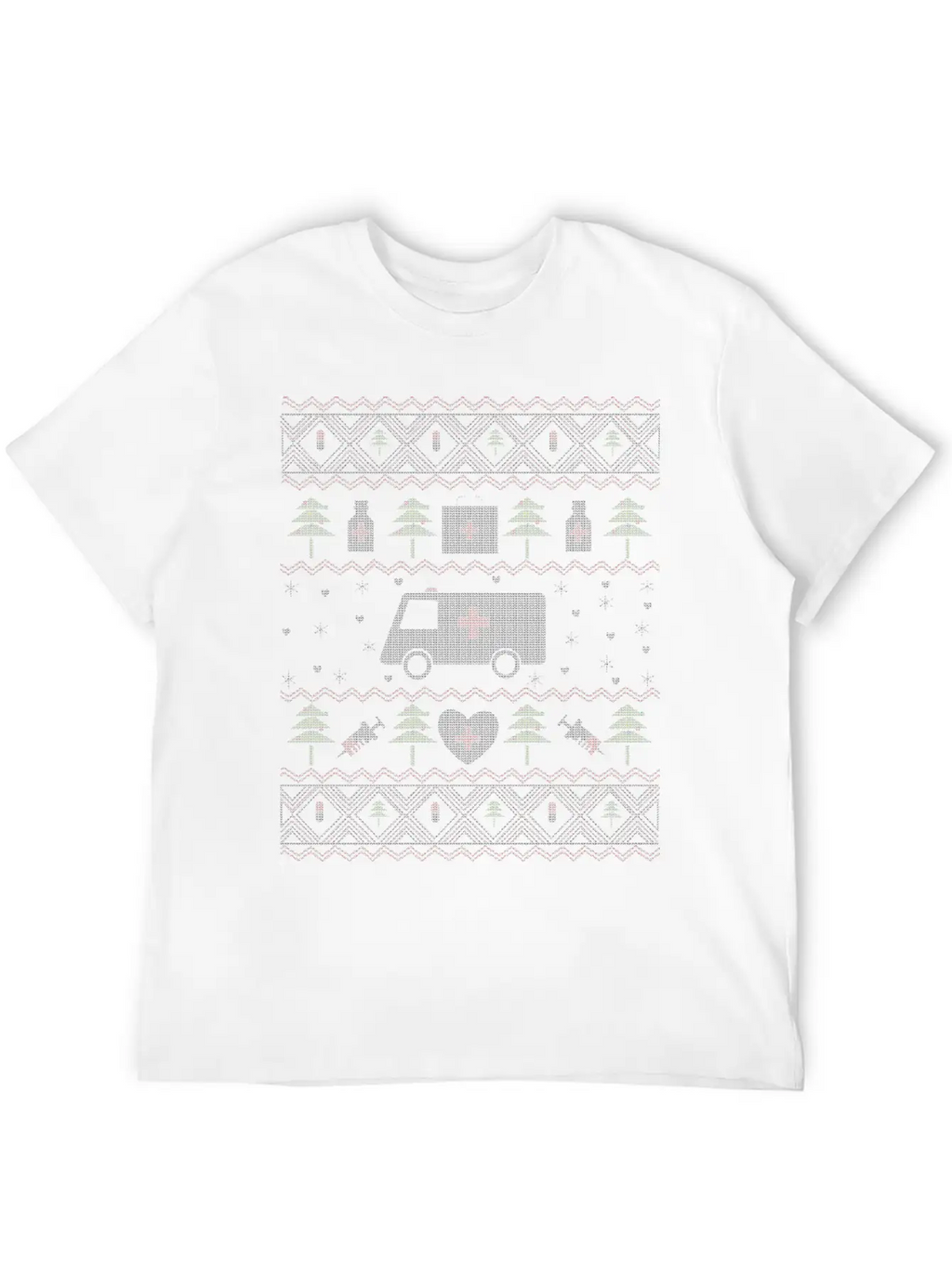 Ugly Christmas Medicine Timeless Short Sleeve Tee – Comfy And Minimalist Design
