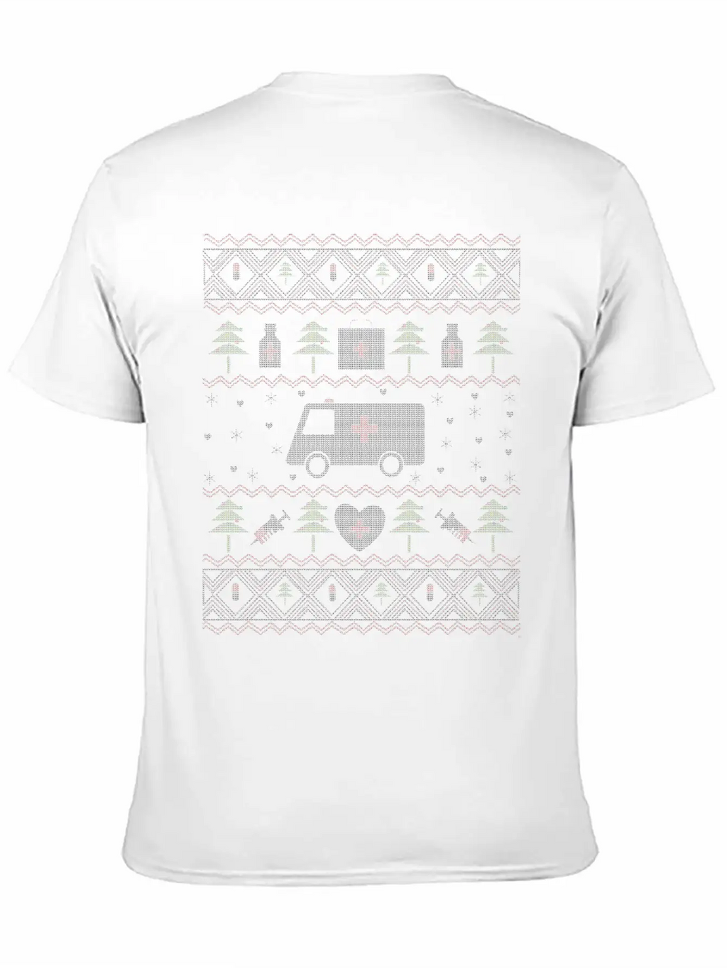 Ugly Christmas Medicine Timeless Short Sleeve Tee – Comfy And Minimalist Design