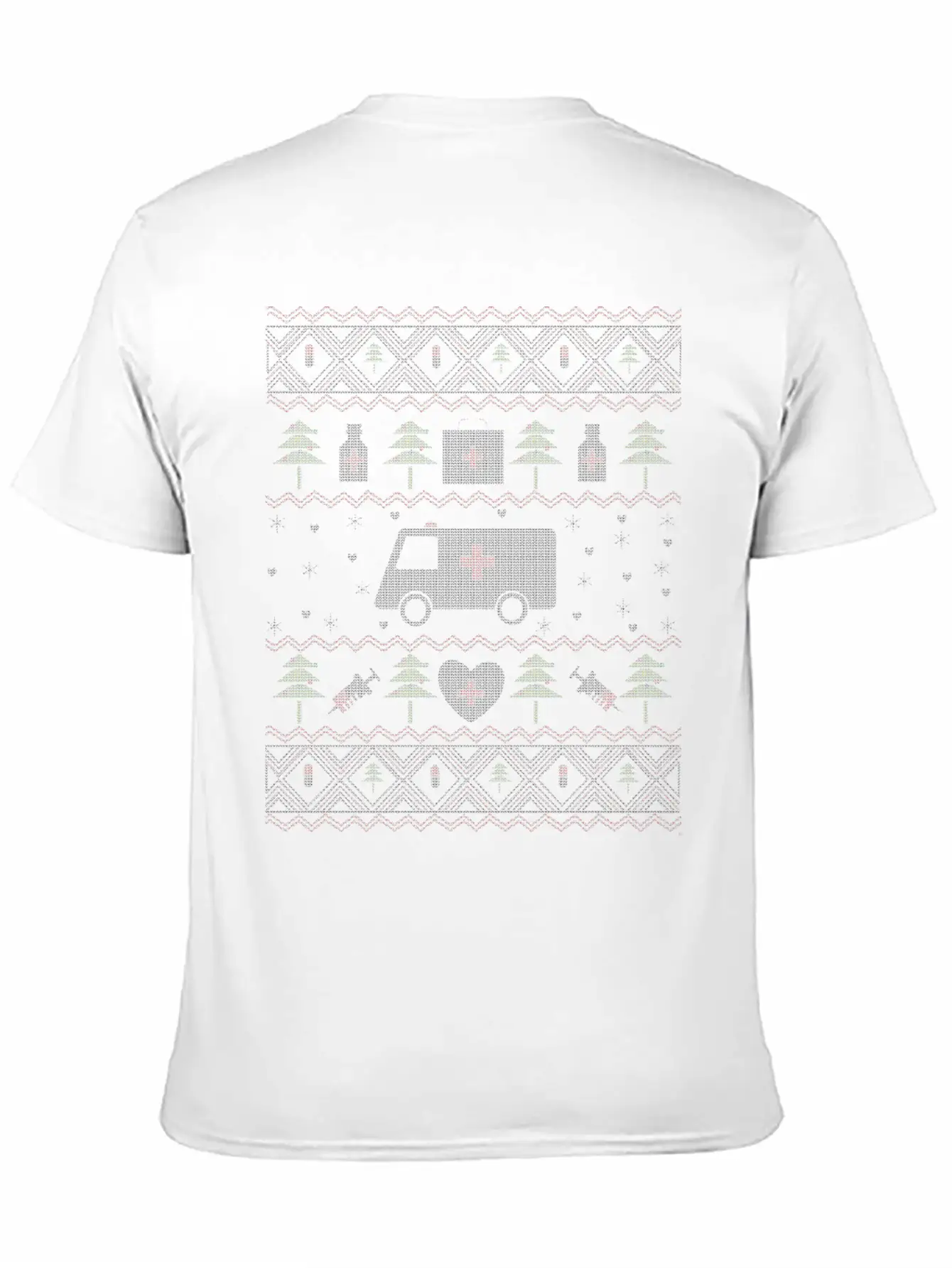 Ugly Christmas Medicine Timeless Short Sleeve Tee – Comfy And Minimalist Design