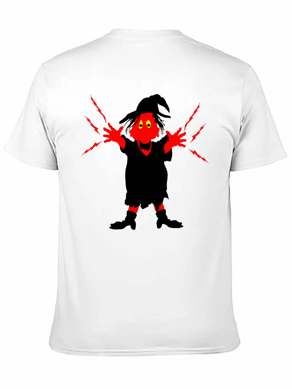 Ugly Witch With Magic Forces Lightning Stylish Everyday T-Shirt – Unisex Basic Cotton Tee
