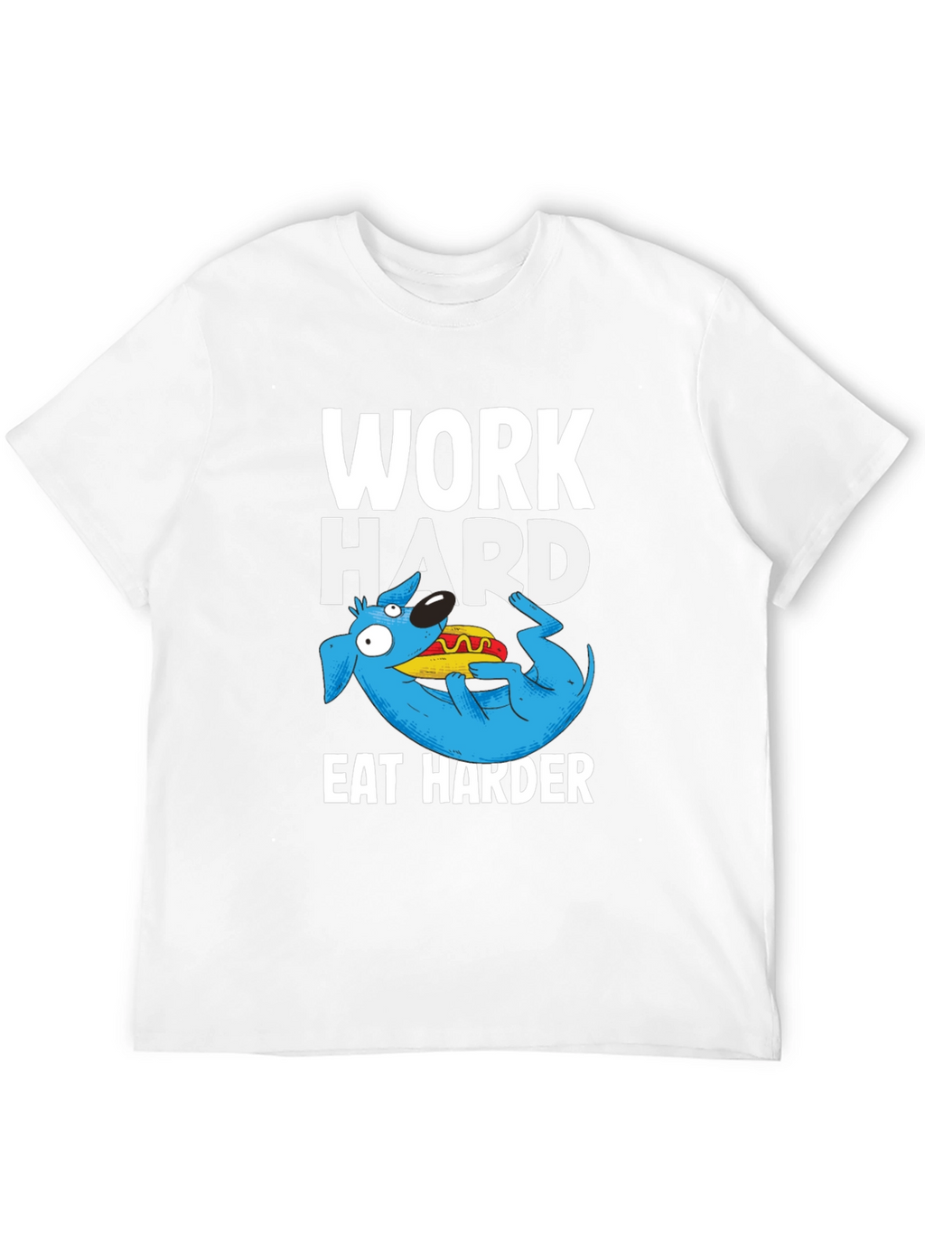 Work Hard Eat Harder Graphic T-Shirt