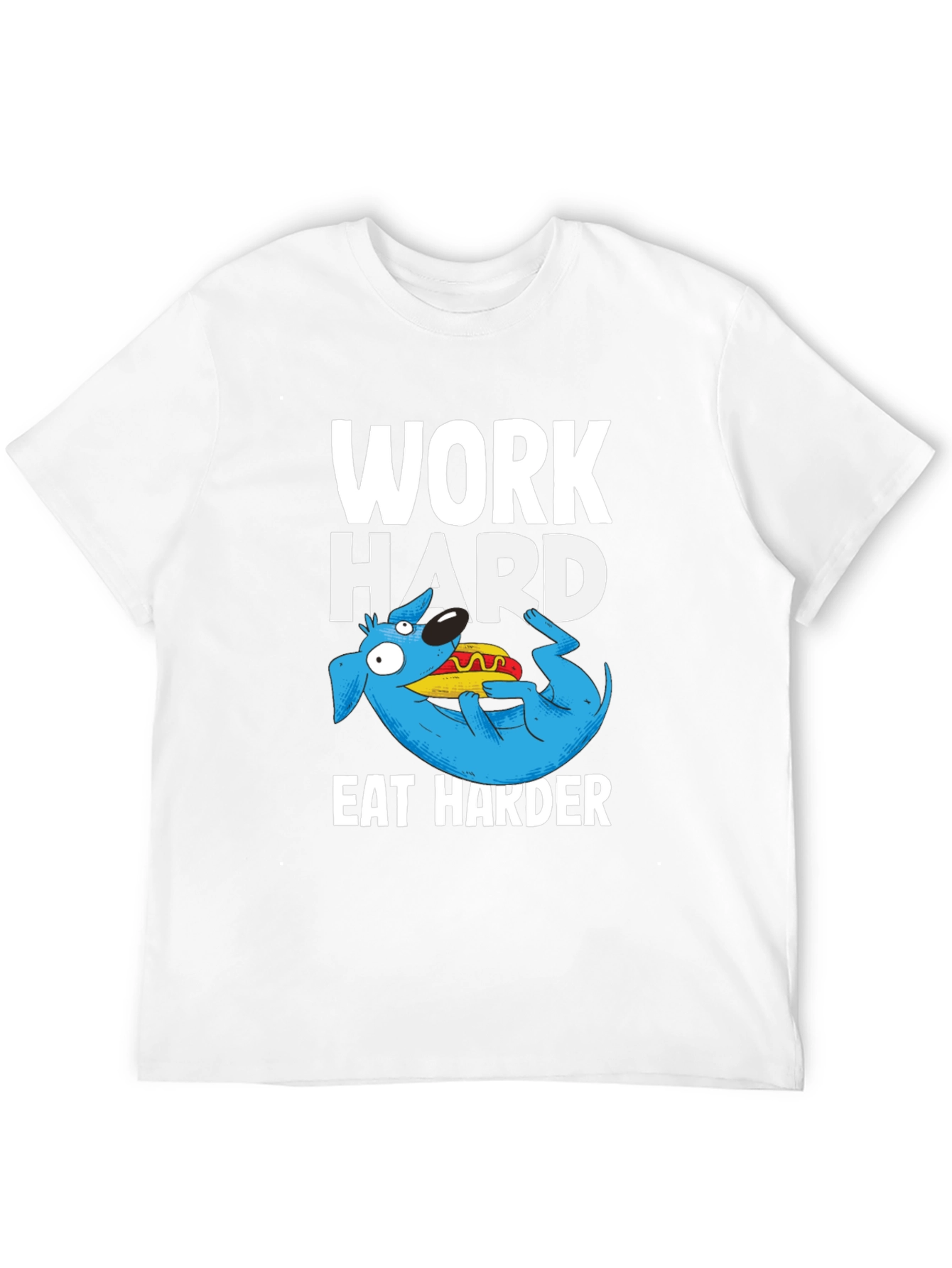 Work Hard Eat Harder Graphic T-Shirt