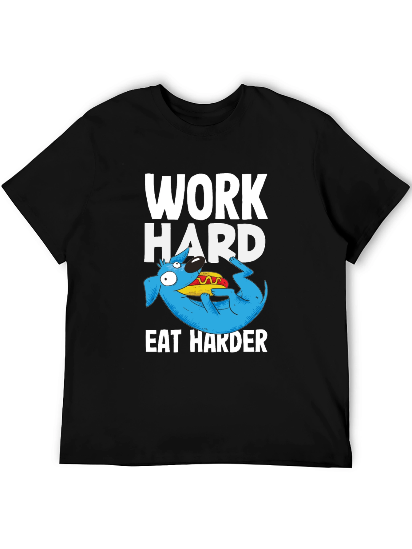 Work Hard Eat Harder Graphic T-Shirt