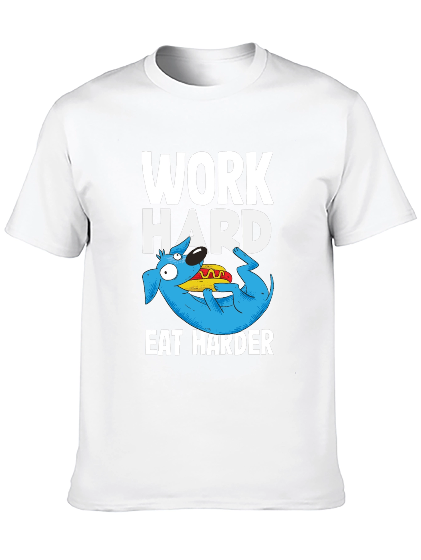 Work Hard Eat Harder Graphic T-Shirt
